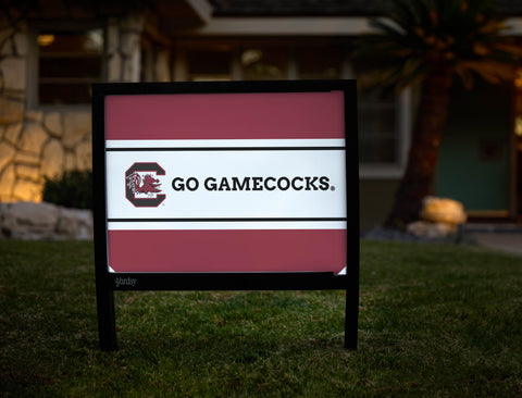 South Carolina Go Gamecocks Garnet Yardsy Sign - Hero
