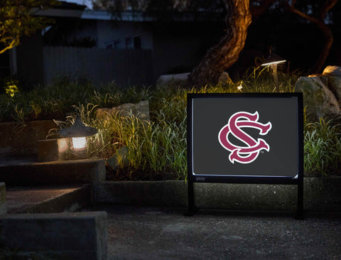 South Carolina SC Black Yardsy Sign - Flat Feet