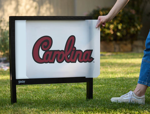 South Carolina White Yardsy Sign - Interchangeable