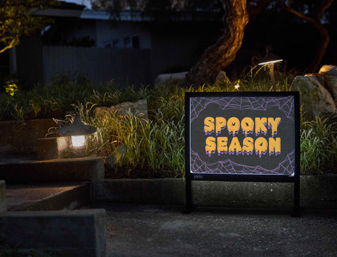 Spooky Season Halloween Yardsy Sign - Flat Feet