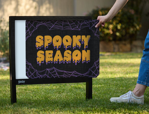 Spooky Season Halloween Yardsy Sign - Interchangeable
