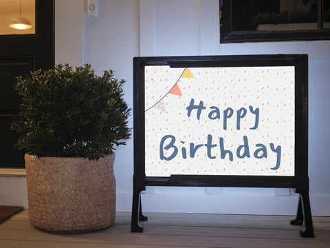 Sprinkle Birthday Yardsy Sign