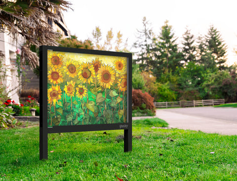 Sunflower Field Garden Decoration Yardsy Sign
