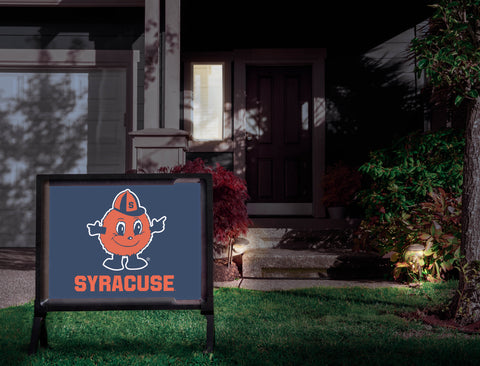 Syracuse University Mascot Blue Yardsy Sign