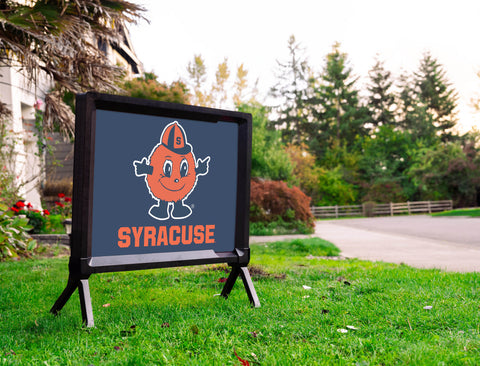 Syracuse University Mascot Blue Yardsy Sign