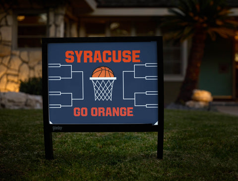 Syracuse Basketball Yardsy Sign - Hero