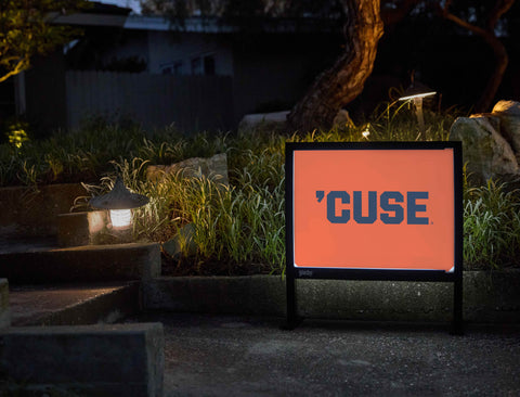 Syracuse University 'Cuse Orange Yardsy Sign - Flat Feet