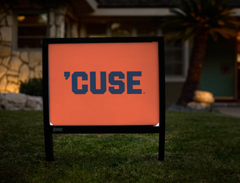 Syracuse University 'Cuse Orange Yardsy Sign - Hero