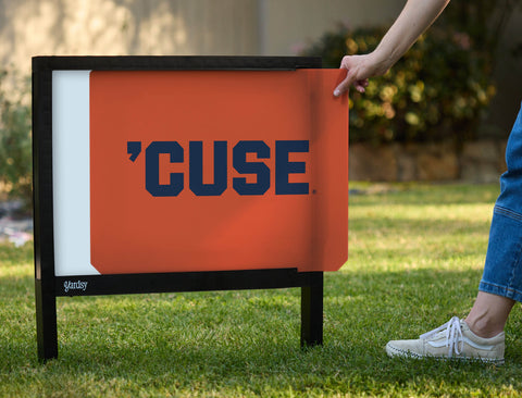 Syracuse University 'Cuse Orange Yardsy Sign - Interchangeable