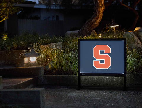 Syracuse University S Blue Yardsy Sign - Flat Feet
