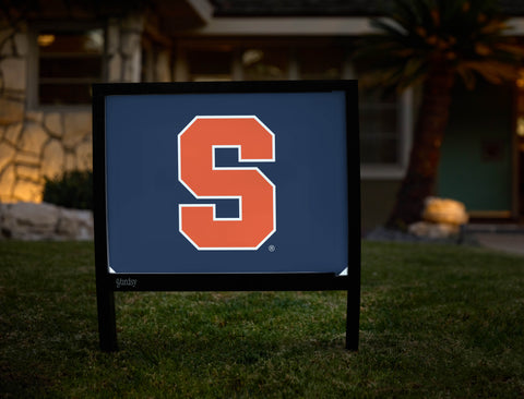 Syracuse University S Blue Yardsy Sign - Hero