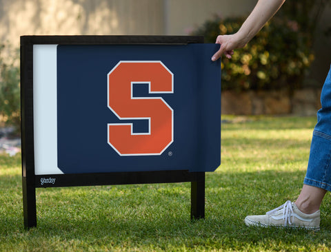 Syracuse University S Blue Yardsy Sign - Interchangeable