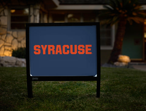 Syracuse University Blue Yardsy Sign - Hero