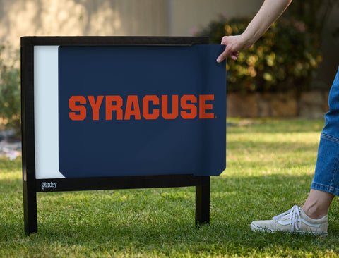 Syracuse University Blue Yardsy Sign - Interchangeable