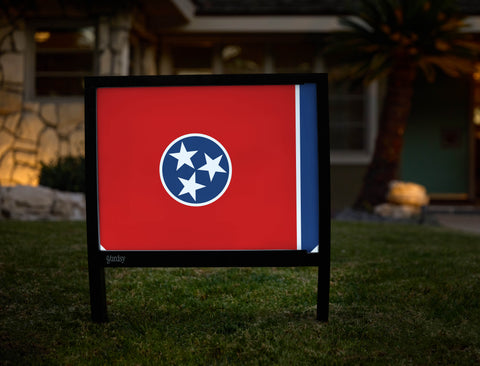 Tennessee State Flag Yardsy Sign - Hero