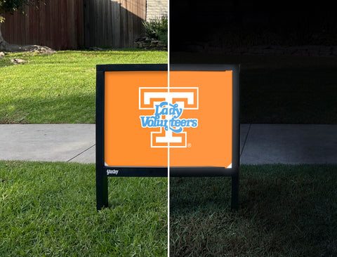 Tennessee Lady Vols T Orange Yardsy Sign - Day Night