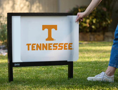 Tennessee T White Yardsy Sign - Interchangeable
