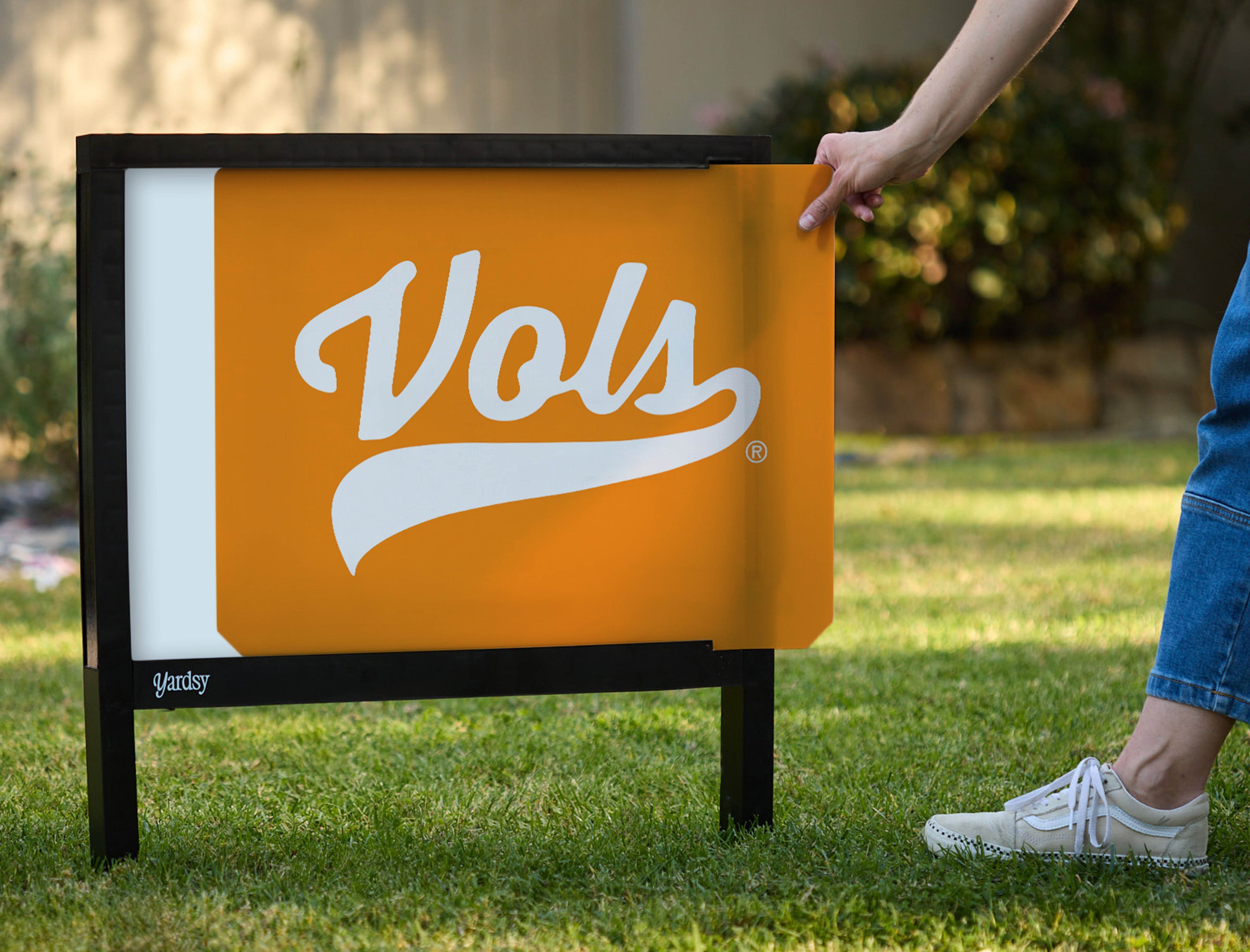 Tennessee Vols Orange Yardsy Sign