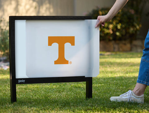 Tennessee Vols T White Yardsy Sign - Interchangeable