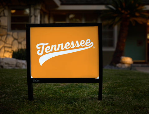 Tennessee Vols Underline Orange Yardsy Sign - Hero