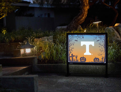Halloween Sunset Frame Tennessee T Yardsy Sign - Flat Feet