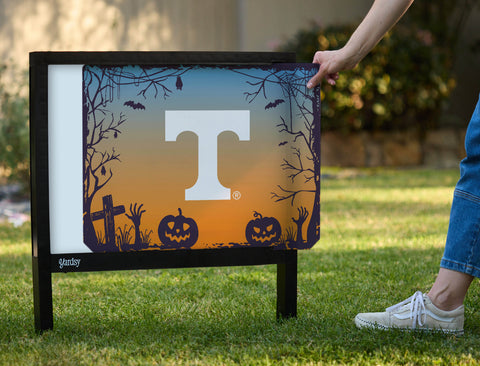 Halloween Sunset Frame Tennessee T Yardsy Sign - Interchangeable