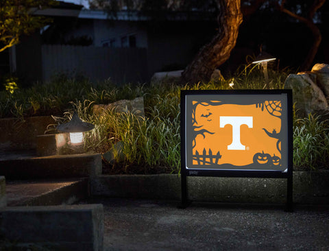 Halloween Tennessee T Orange Yardsy Sign - Flat Feet