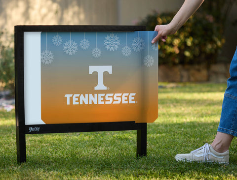 Snowflake Sunset Tennessee T Holiday Yardsy Sign - Interchangeable