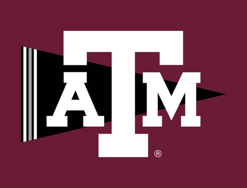 Texas A&M Pennant Flag Maroon Yardsy Sign
