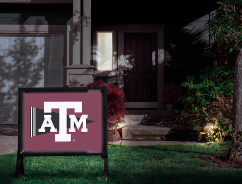 Texas A&M Pennant Flag Maroon Yardsy Sign