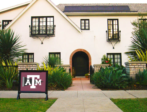 Texas A&M Pennant Flag Maroon Yardsy Sign