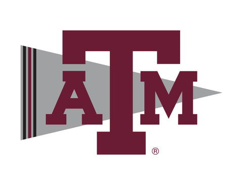 Texas A&M Pennant Flag White Yardsy Sign