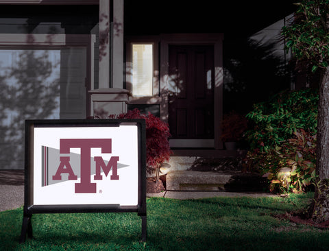 Texas A&M Pennant Flag White Yardsy Sign