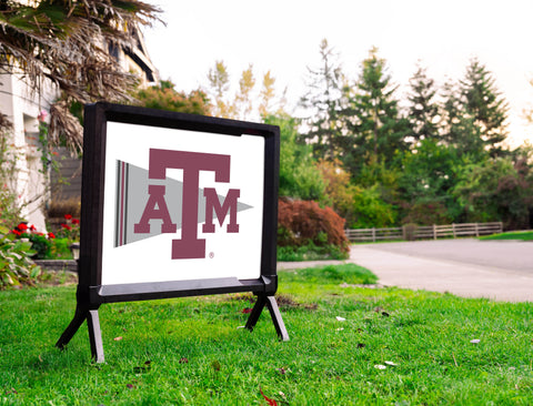 Texas A&M Pennant Flag White Yardsy Sign