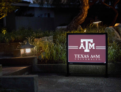 Texas A&M University Maroon Yardsy Sign - Flat Feet