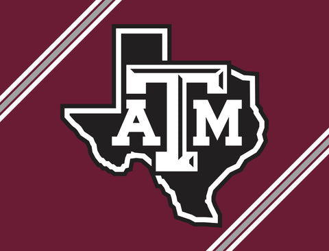 Texas A&M University State Maroon Yardsy Sign