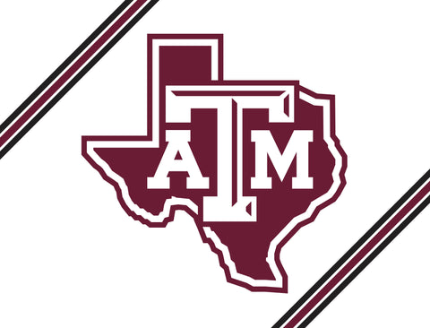 Texas A&M University State White Yardsy Sign