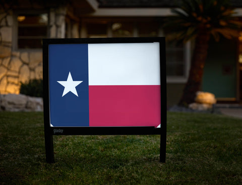 Texas State Flag Yardsy Sign - Hero