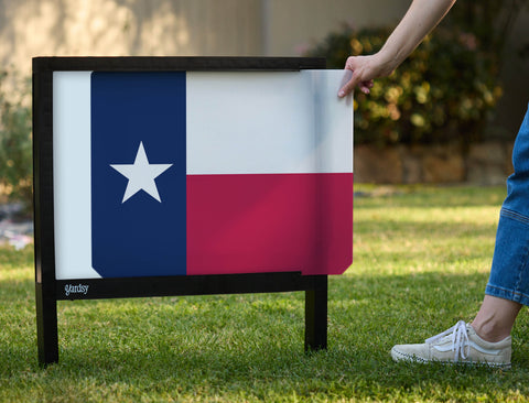 Texas State Flag Yardsy Sign - Interchangeable