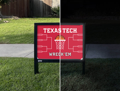 Texas Tech Basketball Yardsy Sign