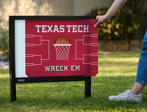 Texas Tech Basketball Yardsy Sign