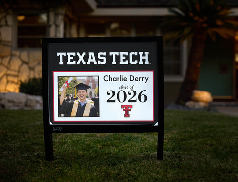 Texas Tech Graduate Custom Yardsy Sign