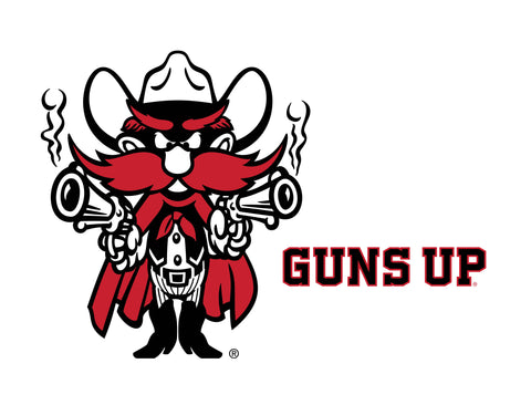 Texas Tech Raider Guns Up Yardsy Sign