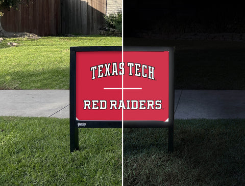 Texas Tech Red Raiders Red Yardsy Sign