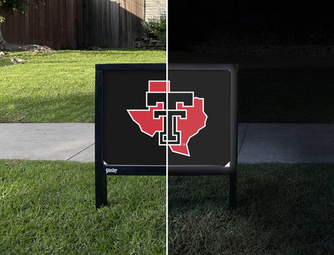 Texas Tech State Black Yardsy Sign