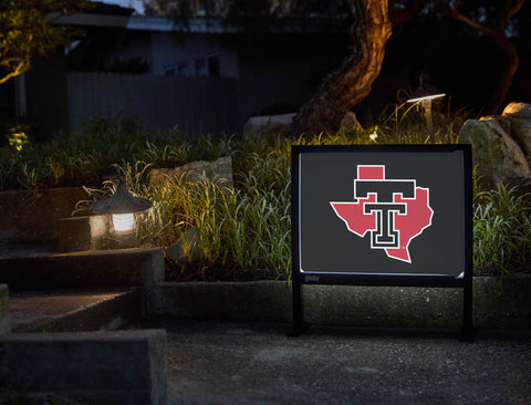 Texas Tech State Black Yardsy Sign