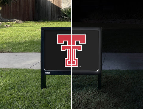 Texas Tech TT Black Yardsy Sign