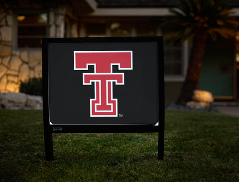 Texas Tech TT Black Yardsy Sign