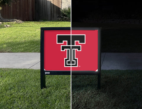 Texas Tech TT Red Yardsy Sign