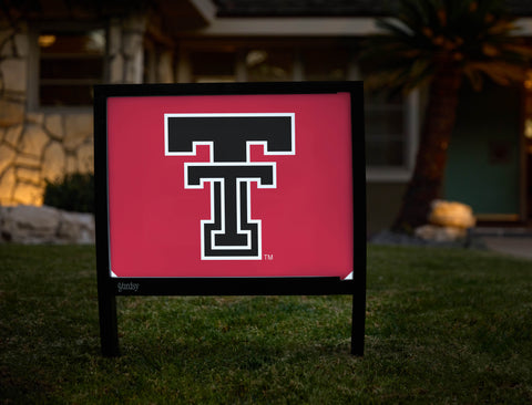 Texas Tech TT Red Yardsy Sign